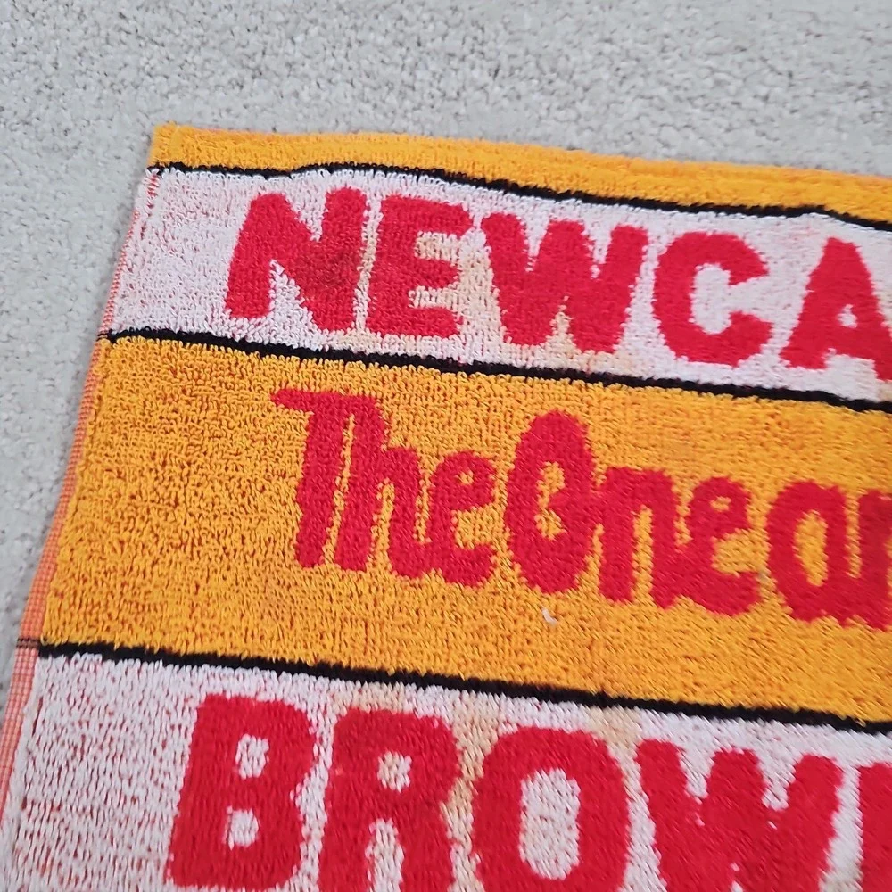 2 Newcastle The One and Only Brown Ale Woven 100% Cotton Bar Towel